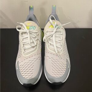 Nike Kids Sneakers - Gray and Neon Yellow